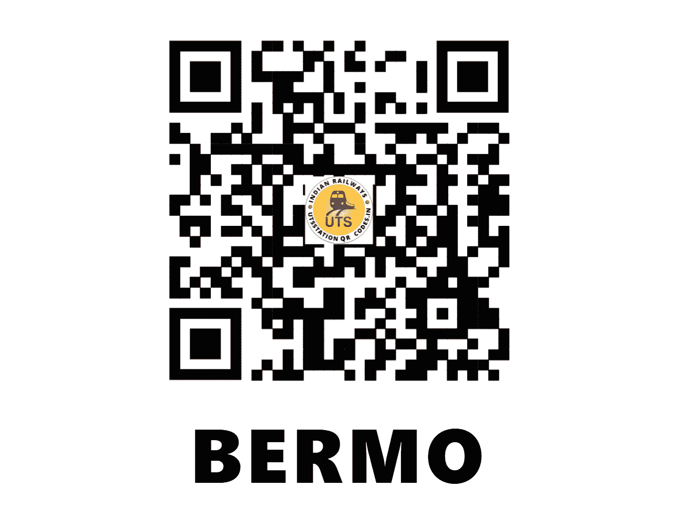 UTS QR Code for BERMO - BRMO (EC - JHARKHAND)