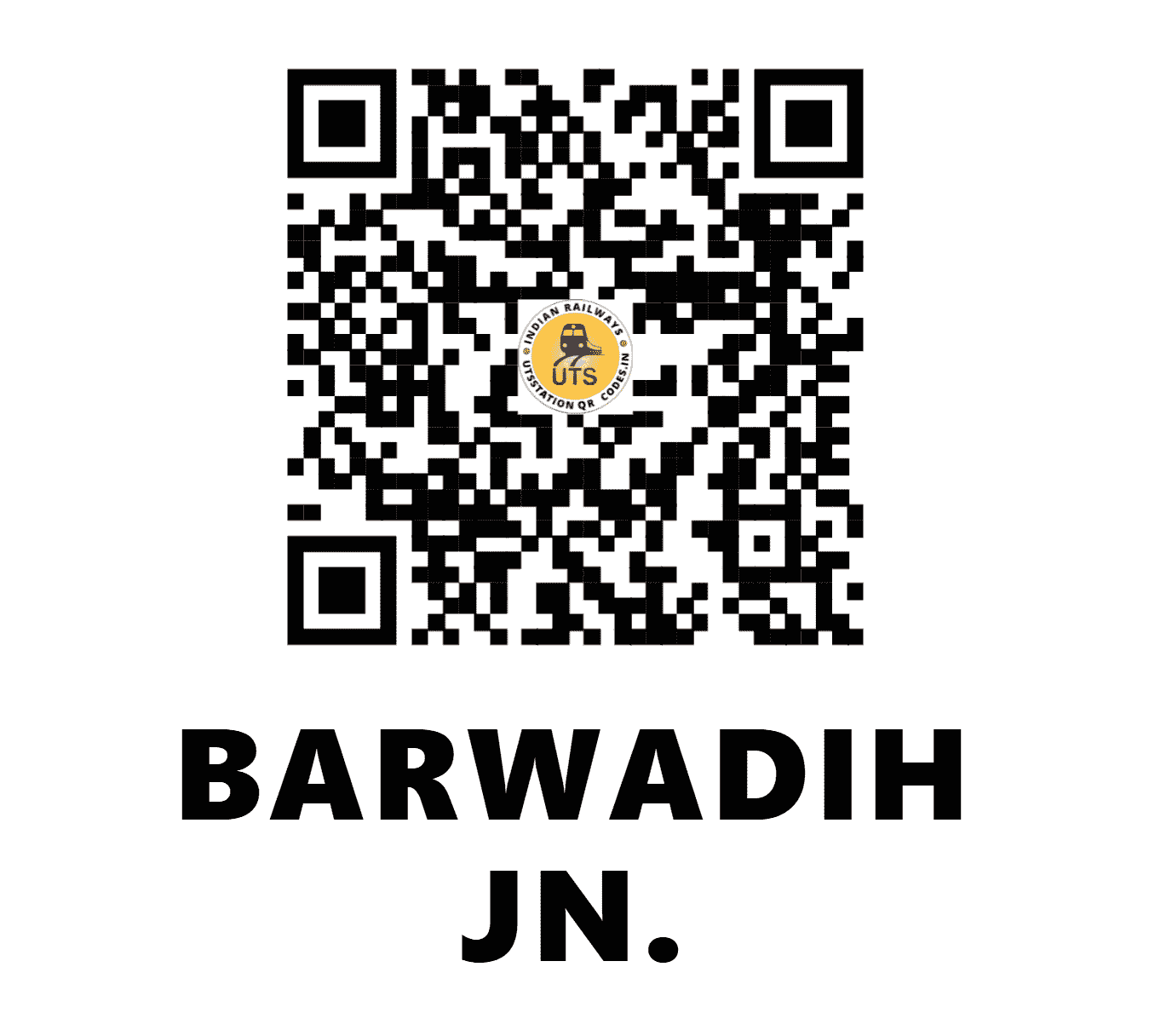 UTS QR Code for BARWADIH JN. - BRWD (EC - JHARKHAND)