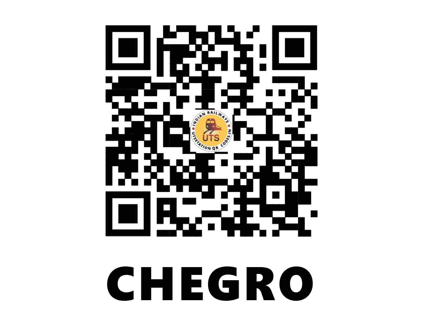 UTS QR Code for CHEGRO - CEME (EC - JHARKHAND)