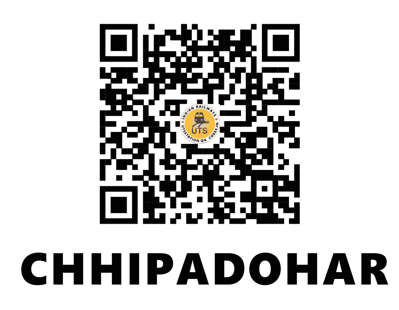 UTS QR Code for CHHIPADOHAR - CPDR (EC - JHARKHAND)