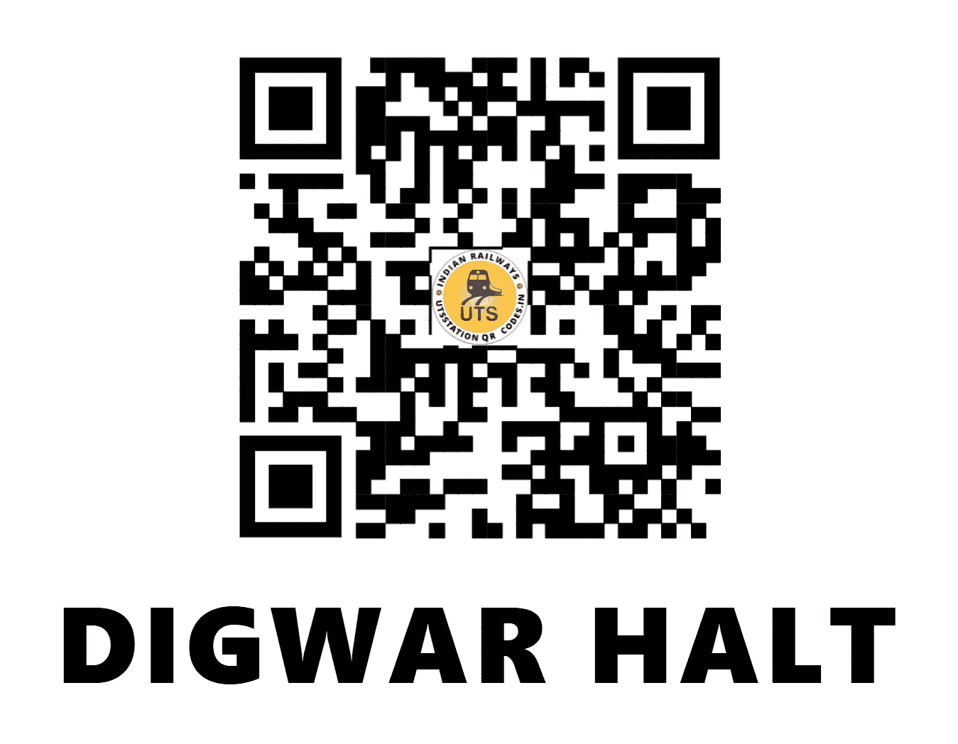 UTS QR Code for DIGWAR HALT - DIWR (EC - JHARKHAND)