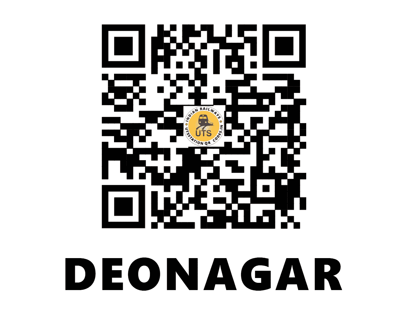 UTS QR Code for DEONAGAR - DNH (EC - JHARKHAND)