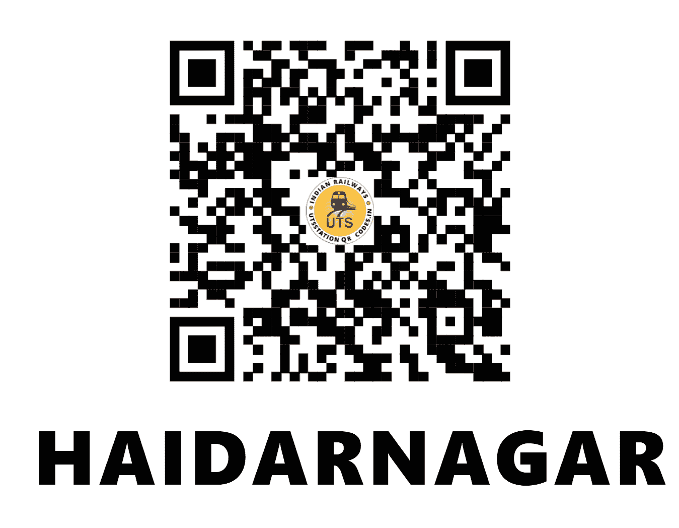 UTS QR Code for HAIDARNAGAR - HDN (EC - JHARKHAND)