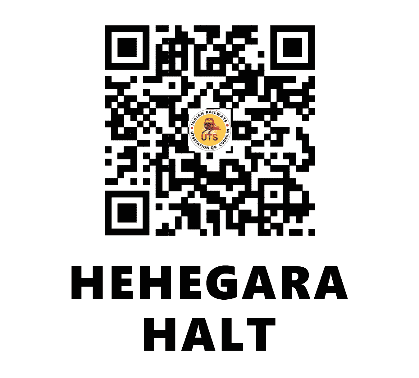 UTS QR Code for HEHEGARA HALT - HHG (EC - JHARKHAND)