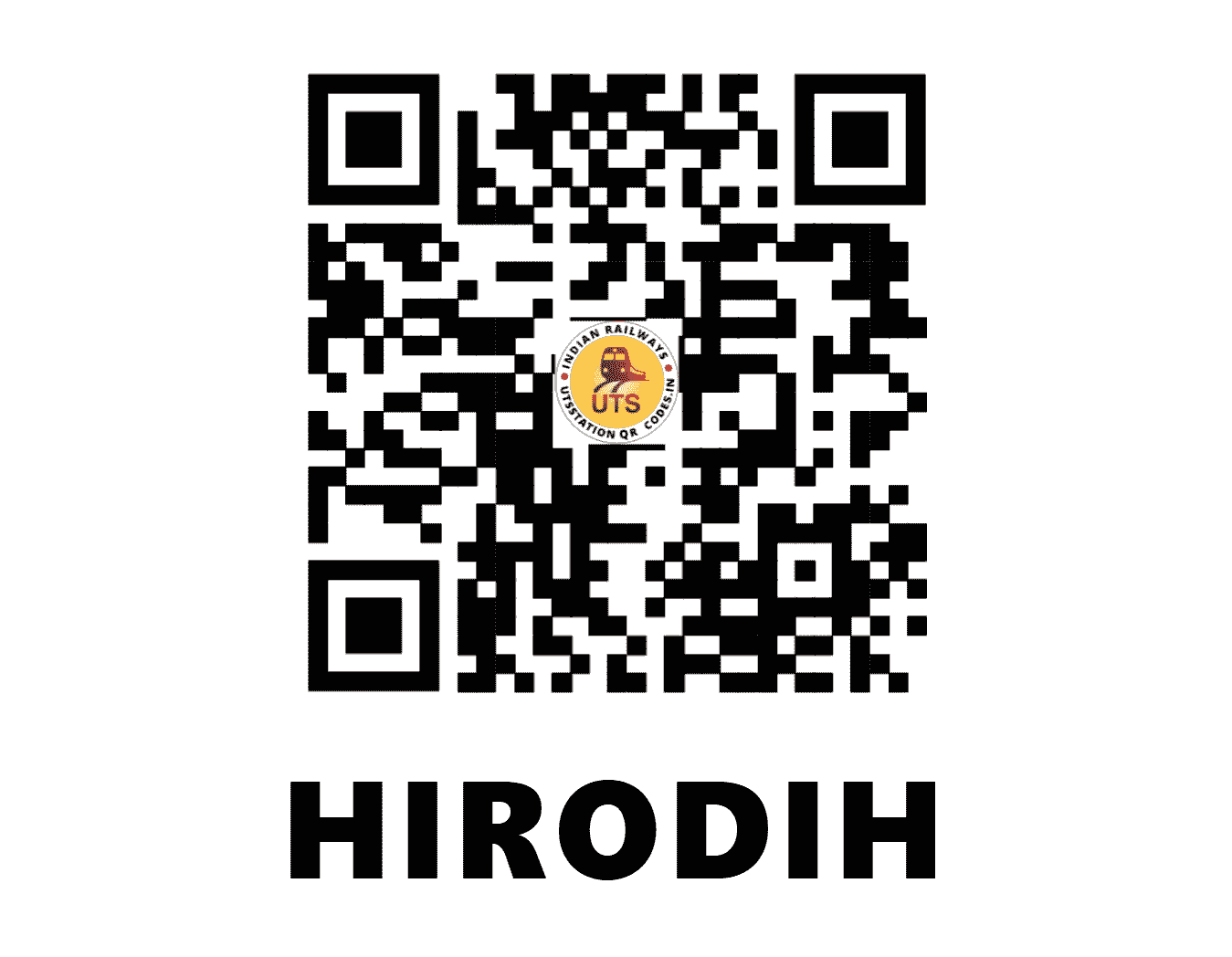 UTS QR Code for HIRODIH - HRE (EC - JHARKHAND)