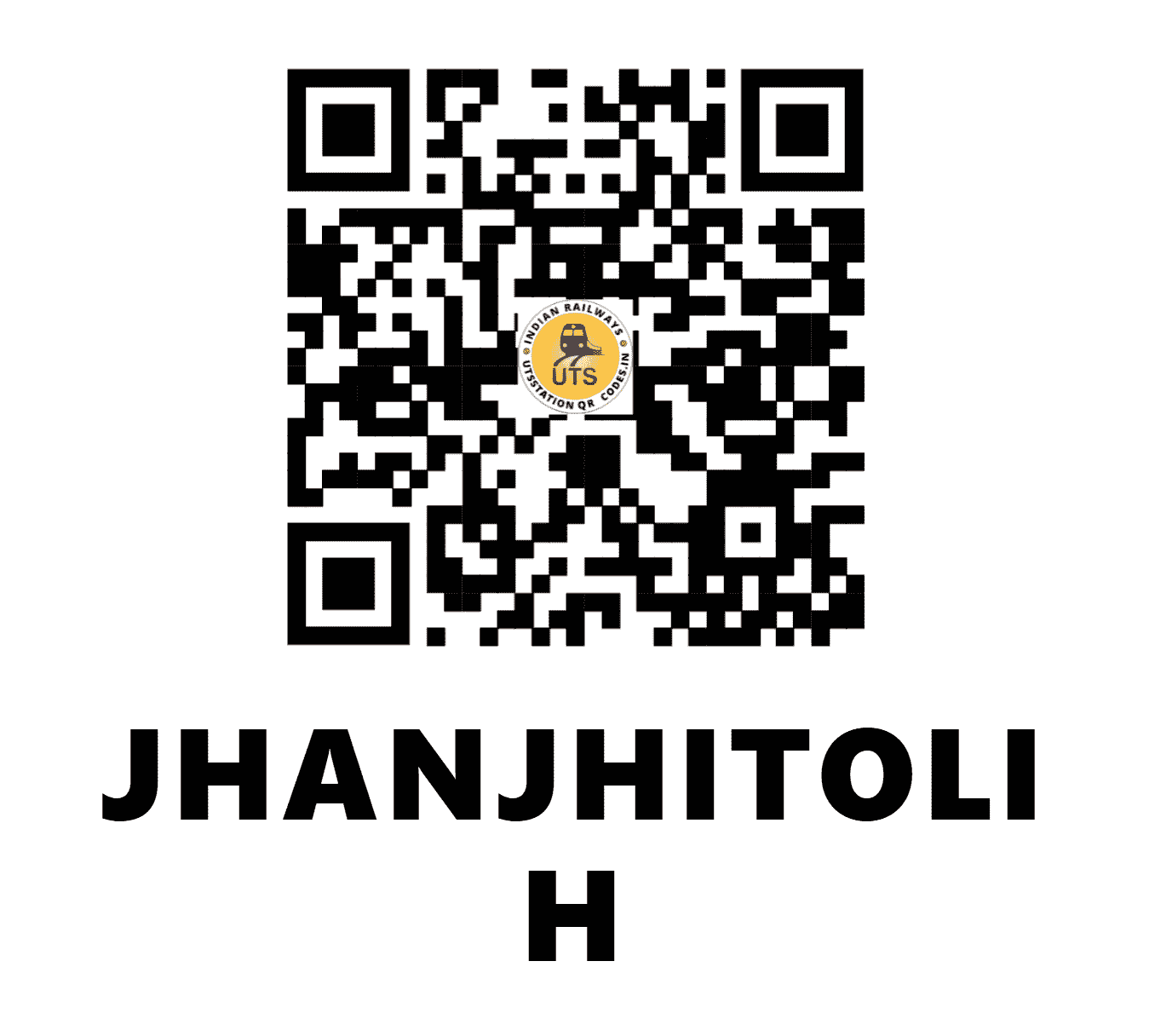 UTS QR Code for JHANJHITOLI H - JJTI (EC - JHARKHAND)