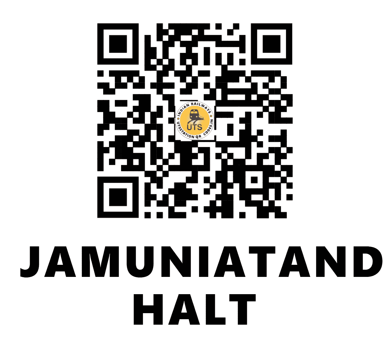 UTS QR Code for JAMUNIATAND HALT - JNN (EC - JHARKHAND)