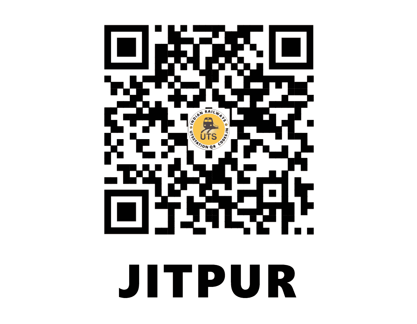 UTS QR Code for JITPUR - JPTR (EC - JHARKHAND)
