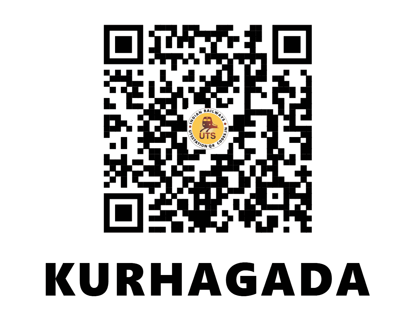 UTS QR Code for KURHAGADA - KAGA (EC - JHARKHAND)