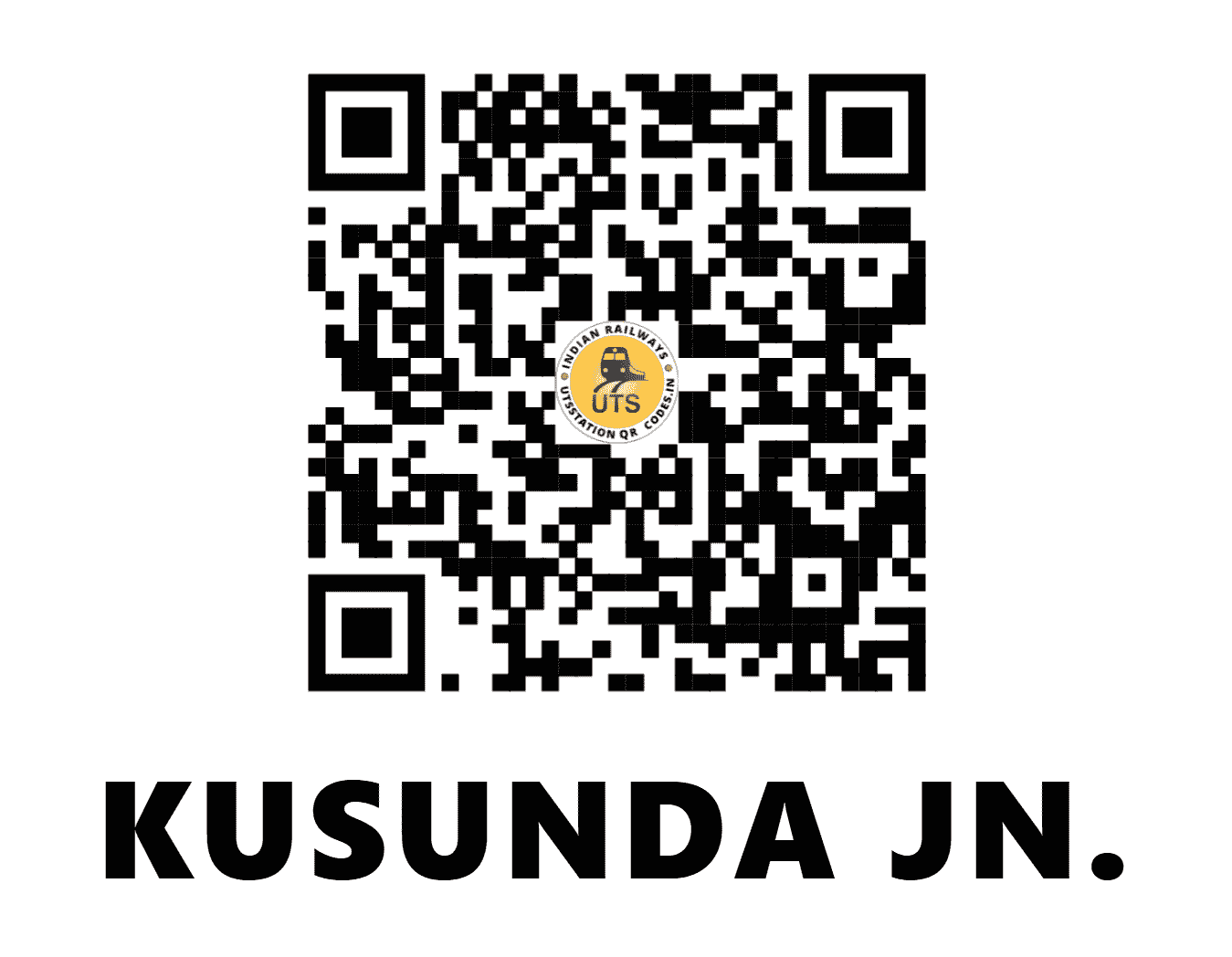 UTS QR Code for KUSUNDA JN. - KDS (EC - JHARKHAND)