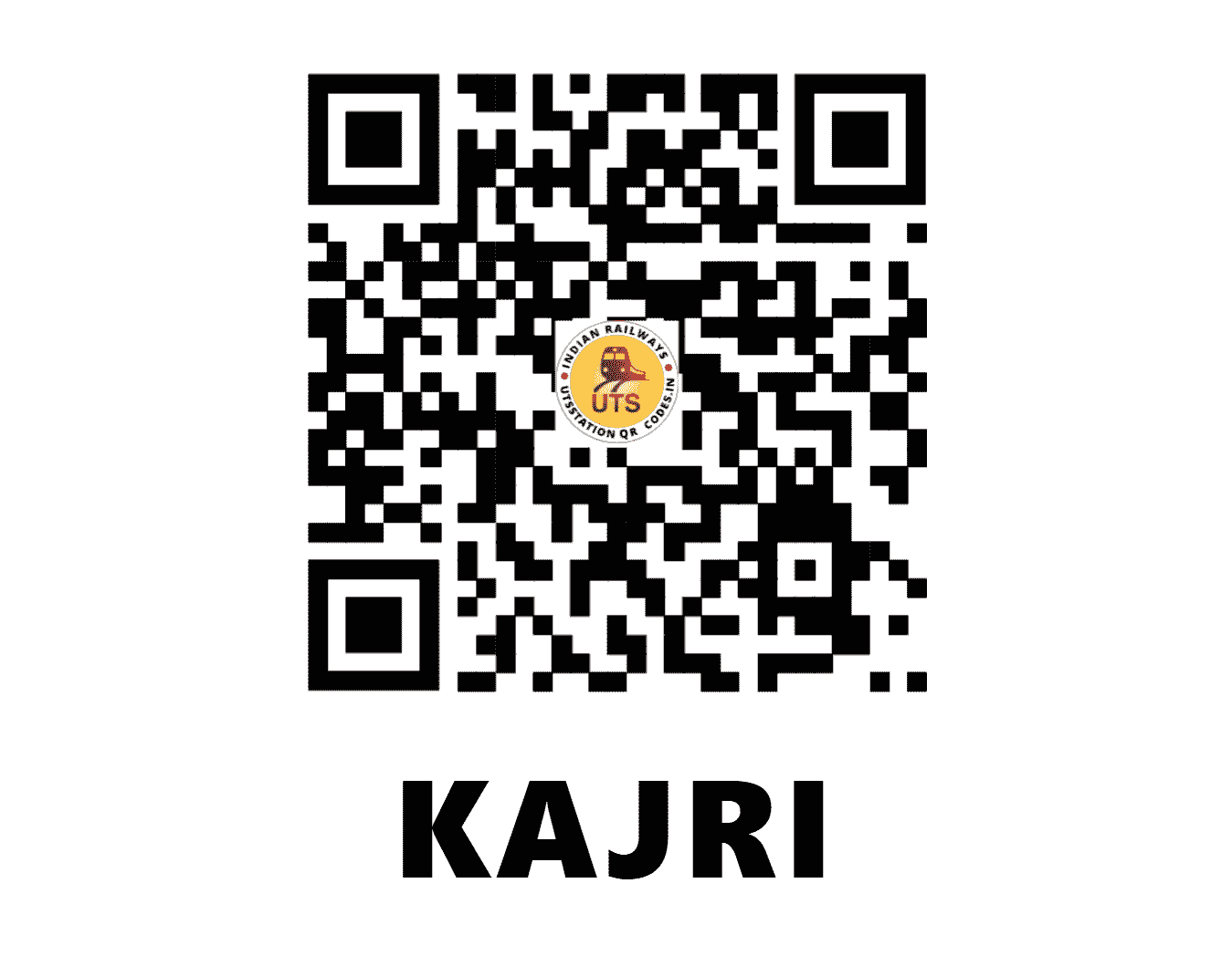 UTS QR Code for KAJRI - KFT (EC - JHARKHAND)