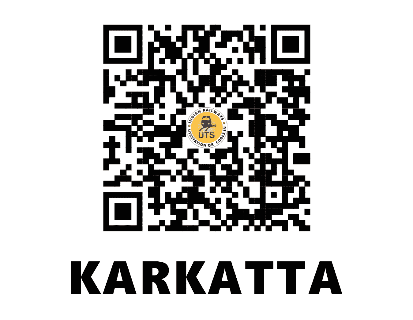 UTS QR Code for KARKATTA - KRTA (EC - JHARKHAND)