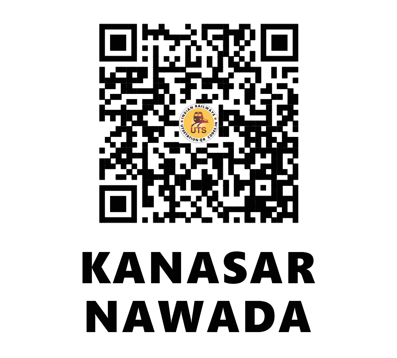 UTS QR Code for KANASAR NAWADA - KSNA (EC - JHARKHAND)