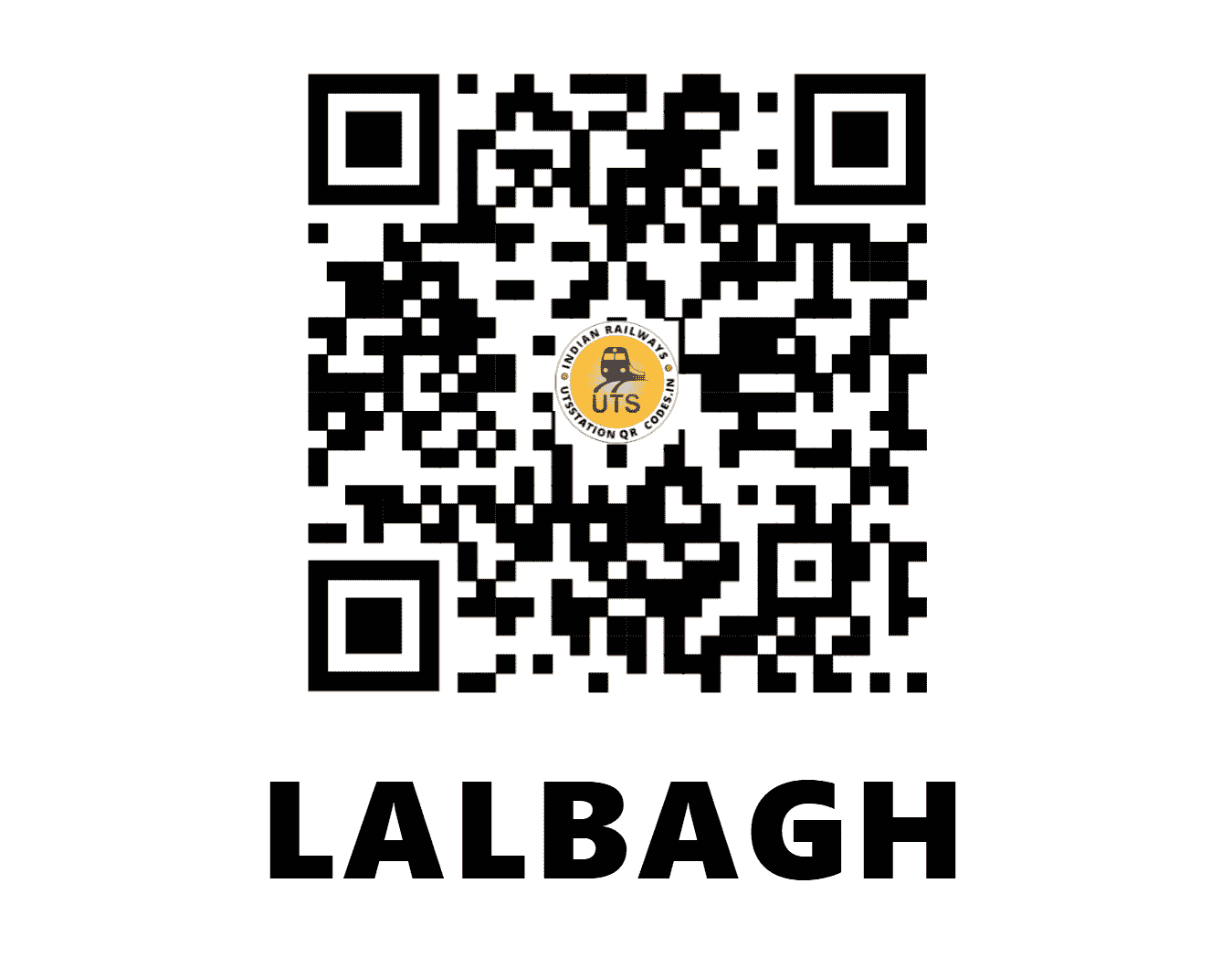 UTS QR Code for LALBAGH - LBZ (EC - JHARKHAND)