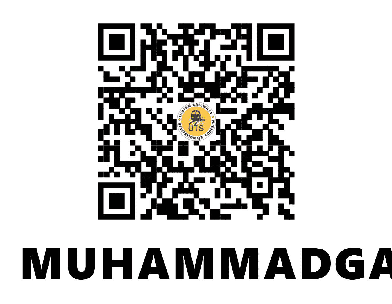 UTS QR Code for MUHAMMADGANJ - MDJ (EC - JHARKHAND)