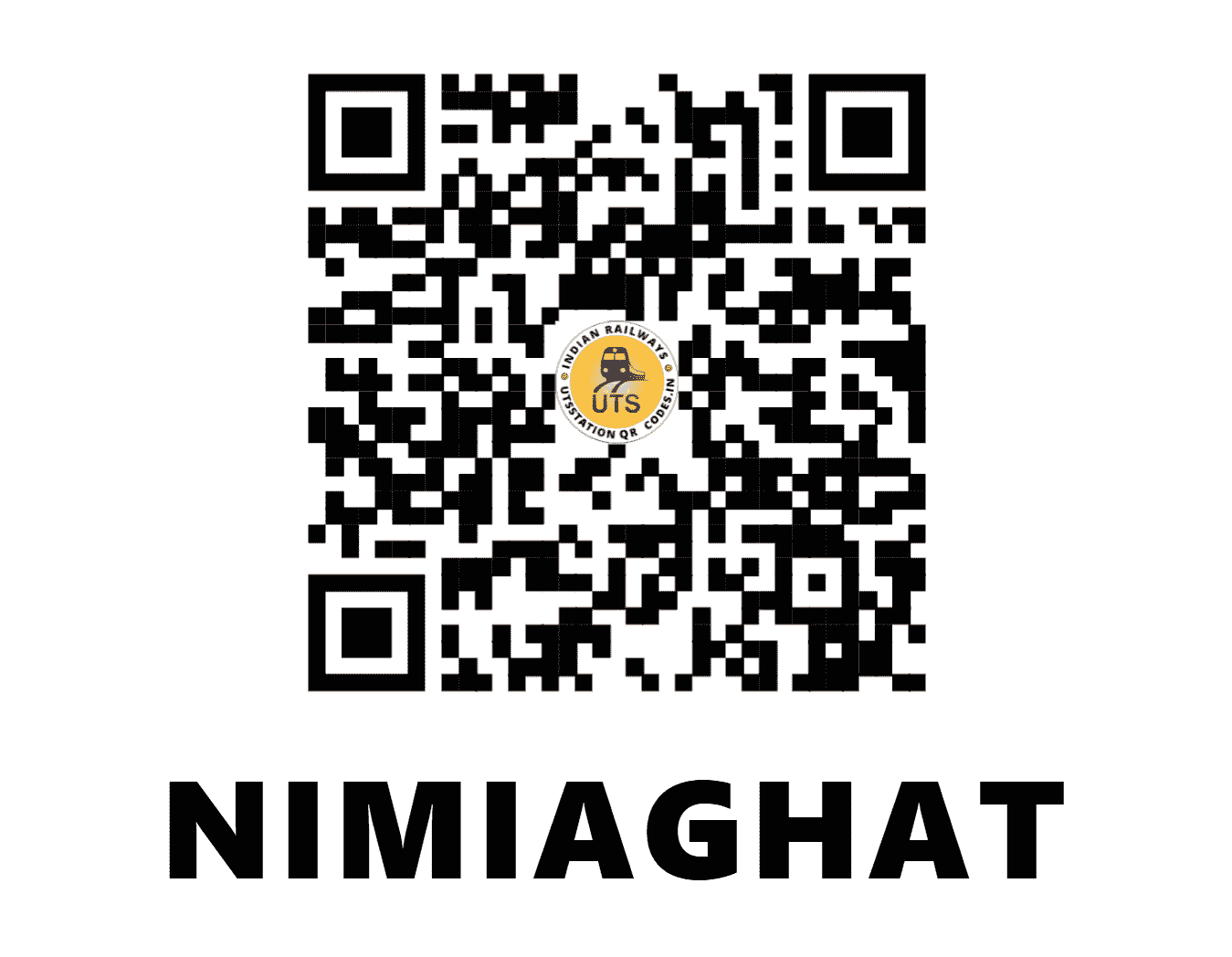 UTS QR Code for NIMIAGHAT - NMG (EC - JHARKHAND)