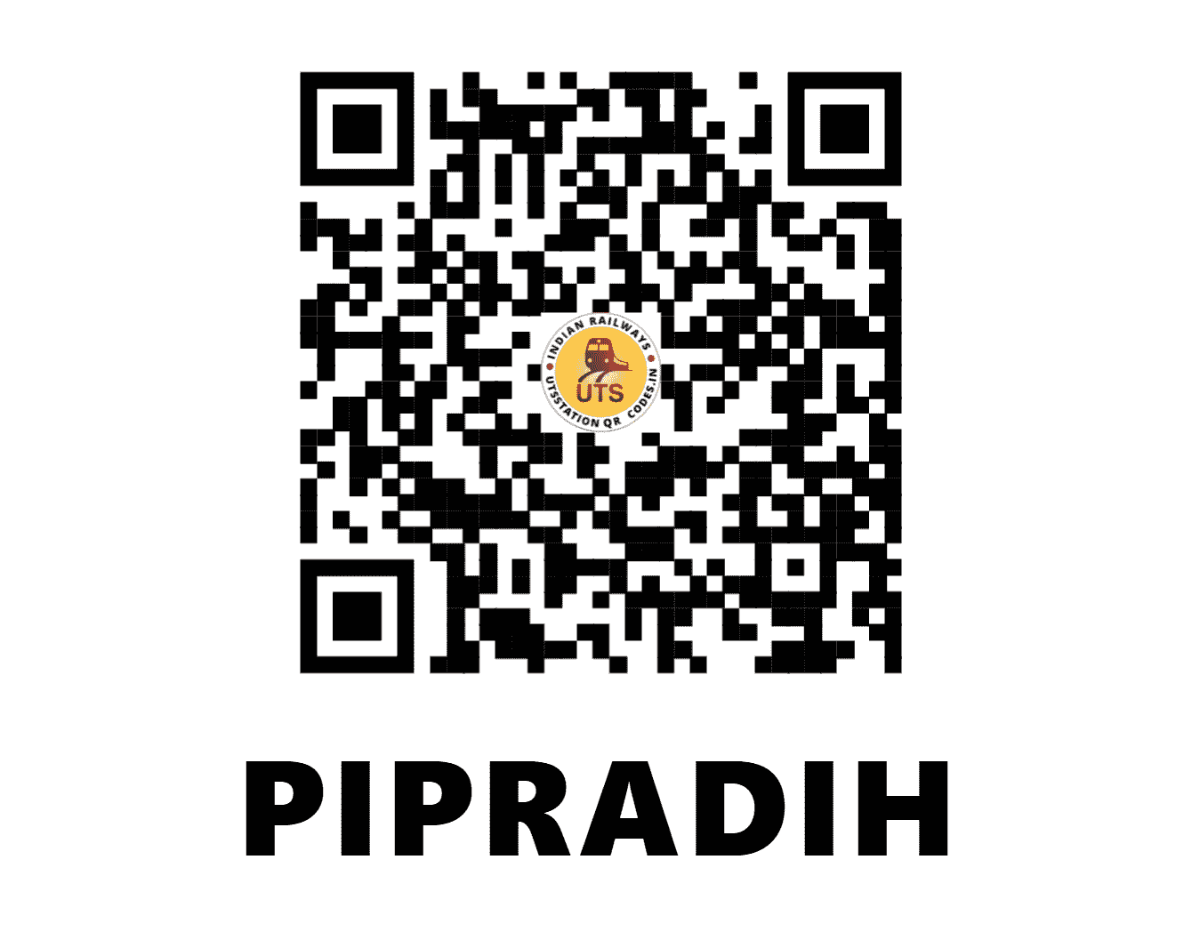UTS QR Code for PIPRADIH - PADH (EC - JHARKHAND)