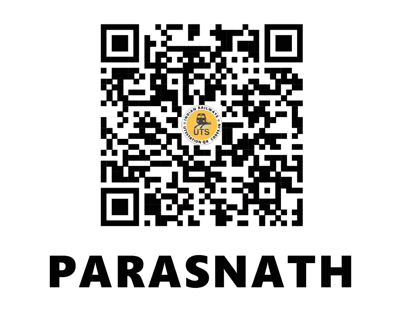 UTS QR Code for PARASNATH - PNME (EC - JHARKHAND)