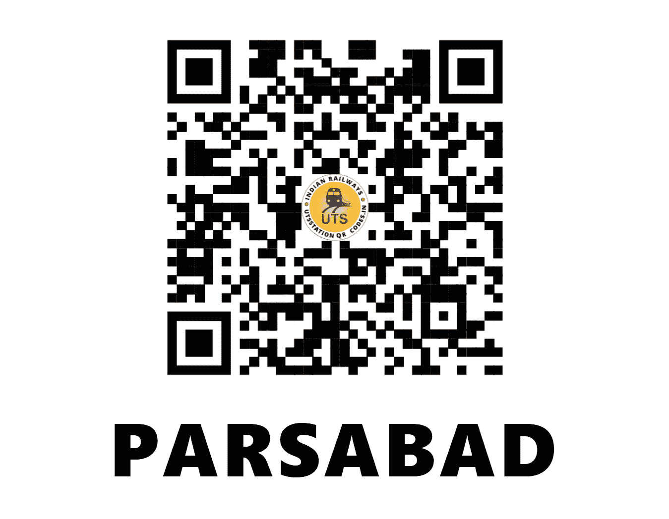 UTS QR Code for PARSABAD - PSB (EC - JHARKHAND)