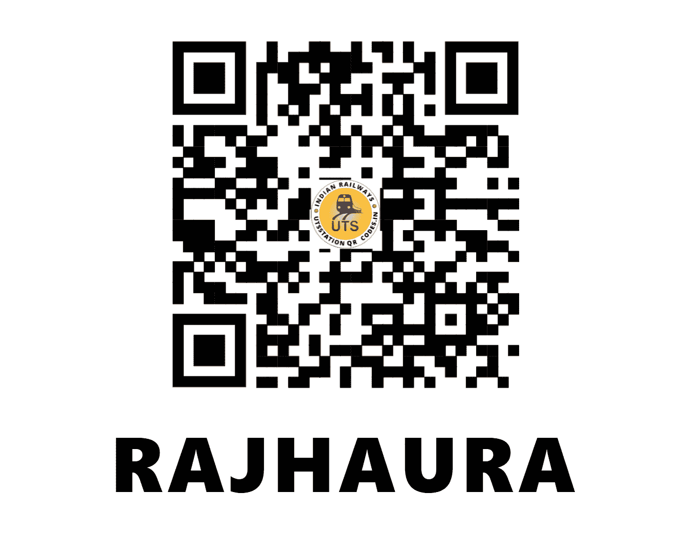 UTS QR Code for RAJHAURA - RHR (EC - JHARKHAND)