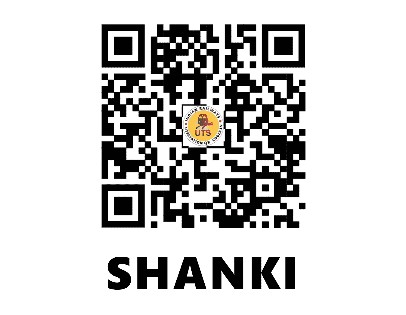 UTS QR Code for SHANKI - SANI (EC - JHARKHAND)
