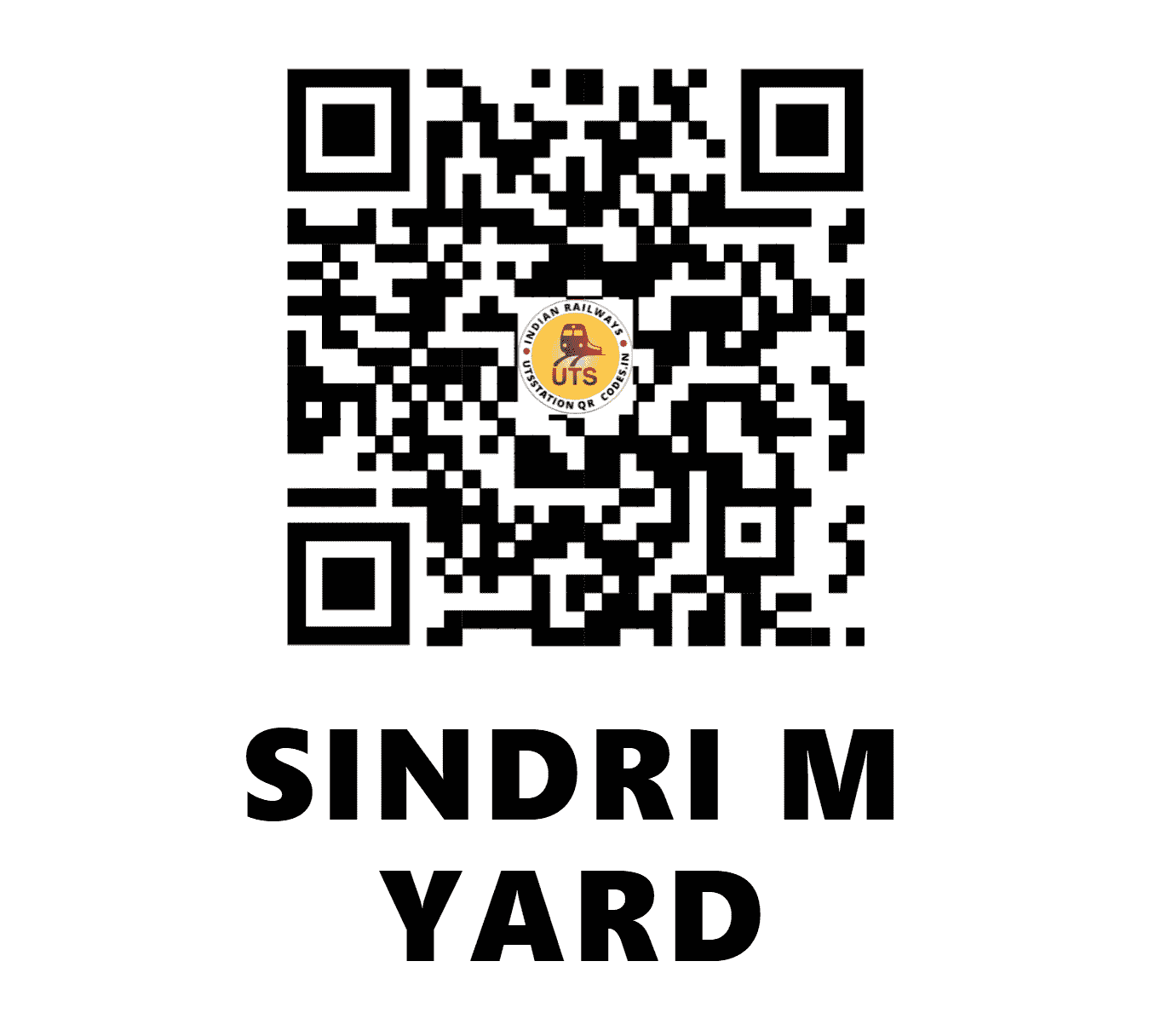 UTS QR Code for SINDRI M YARD - SNMY (EC - JHARKHAND)