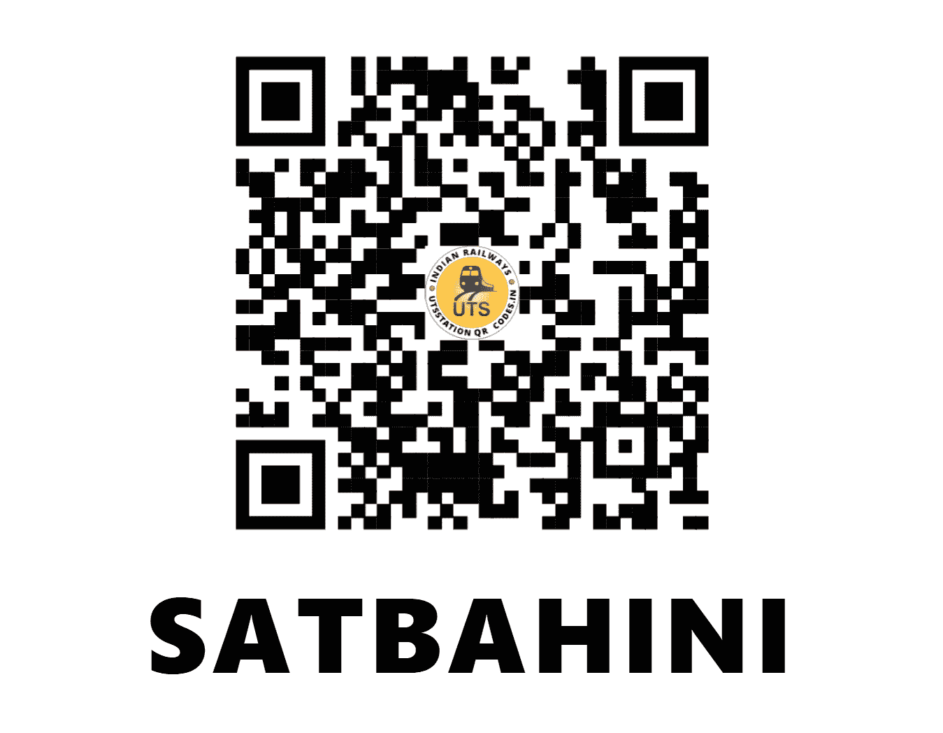 UTS QR Code for SATBAHINI - SZF (EC - JHARKHAND)