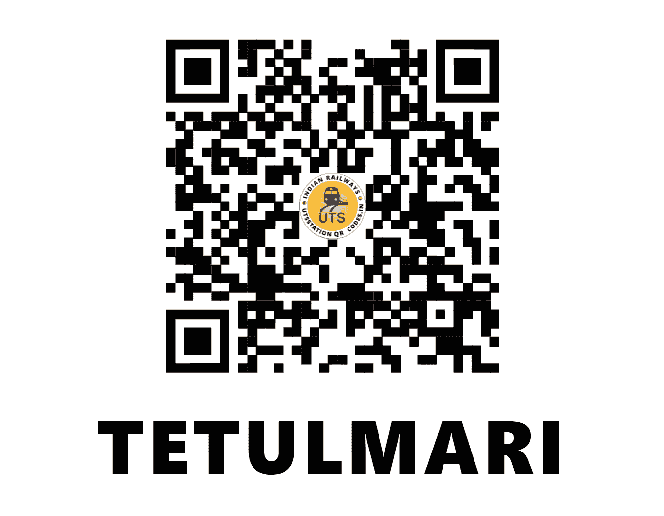 UTS QR Code for TETULMARI - TET (EC - JHARKHAND)