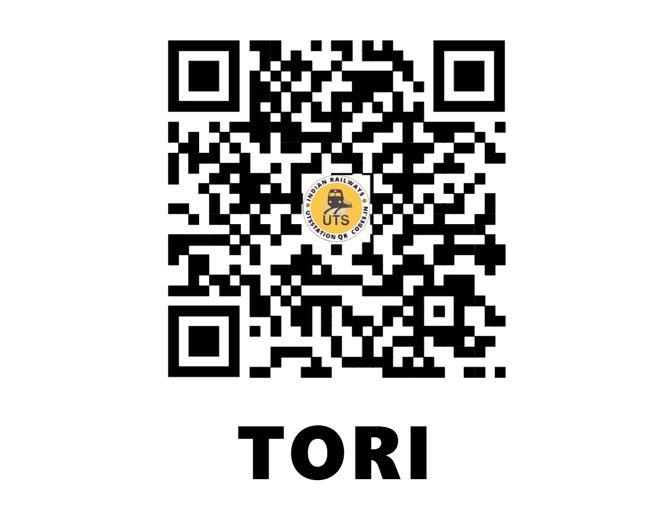 UTS QR Code for TORI - TORI (EC - JHARKHAND)
