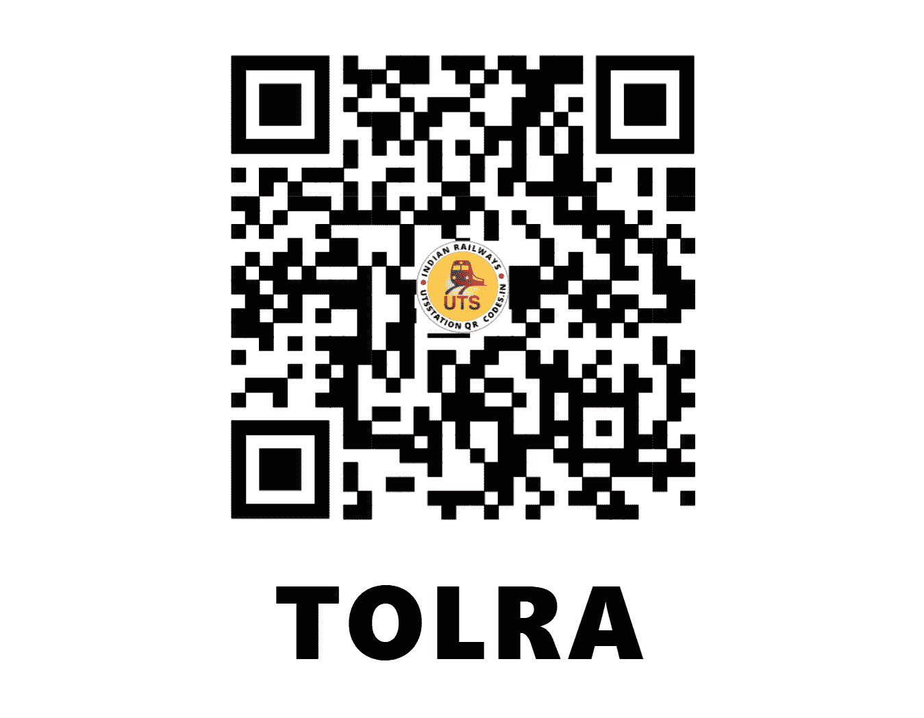 UTS QR Code for TOLRA - TRZ (EC - JHARKHAND)