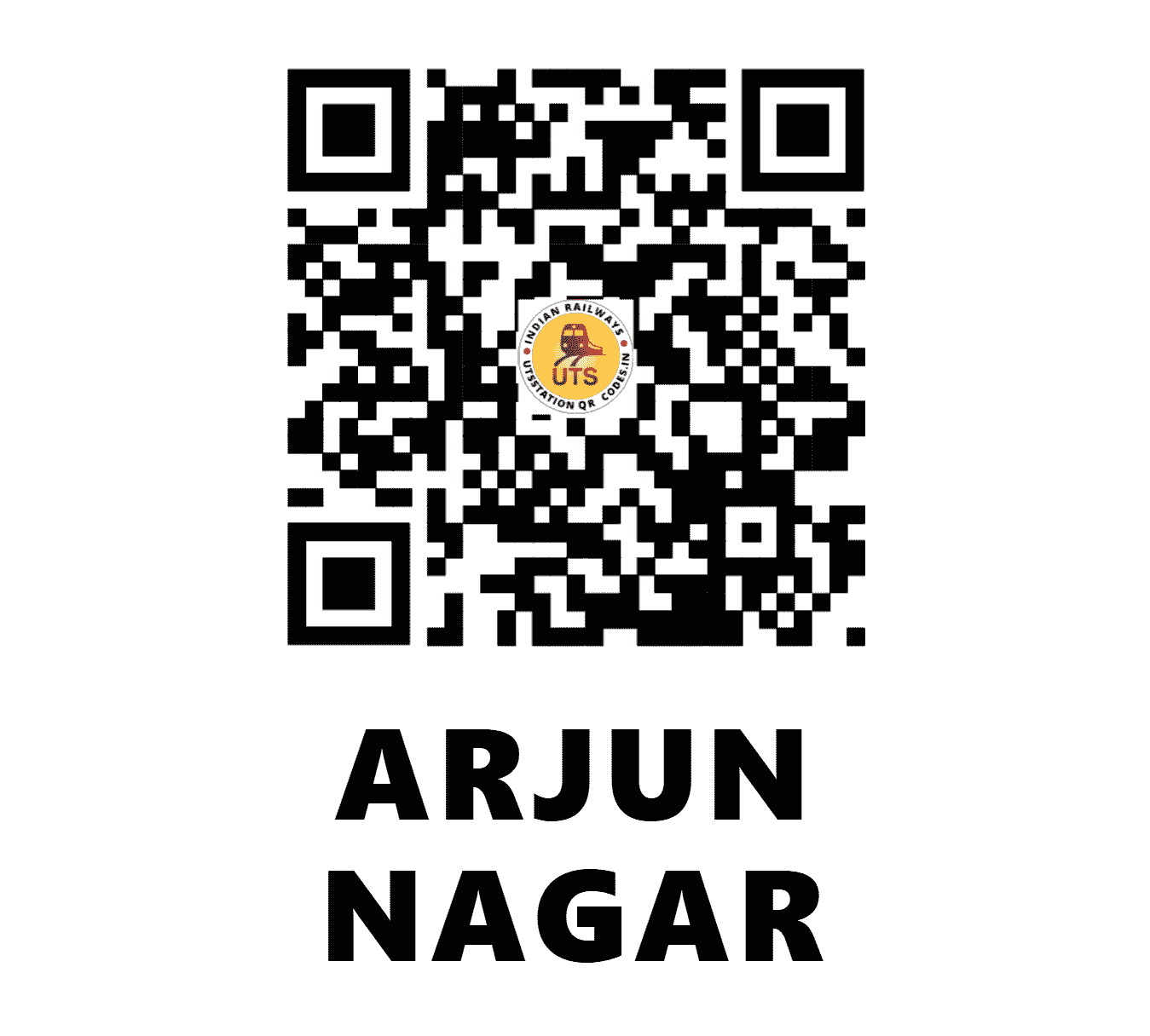 UTS QR Code for ARJUN NAGAR - ANMP (ER - JHARKHAND)