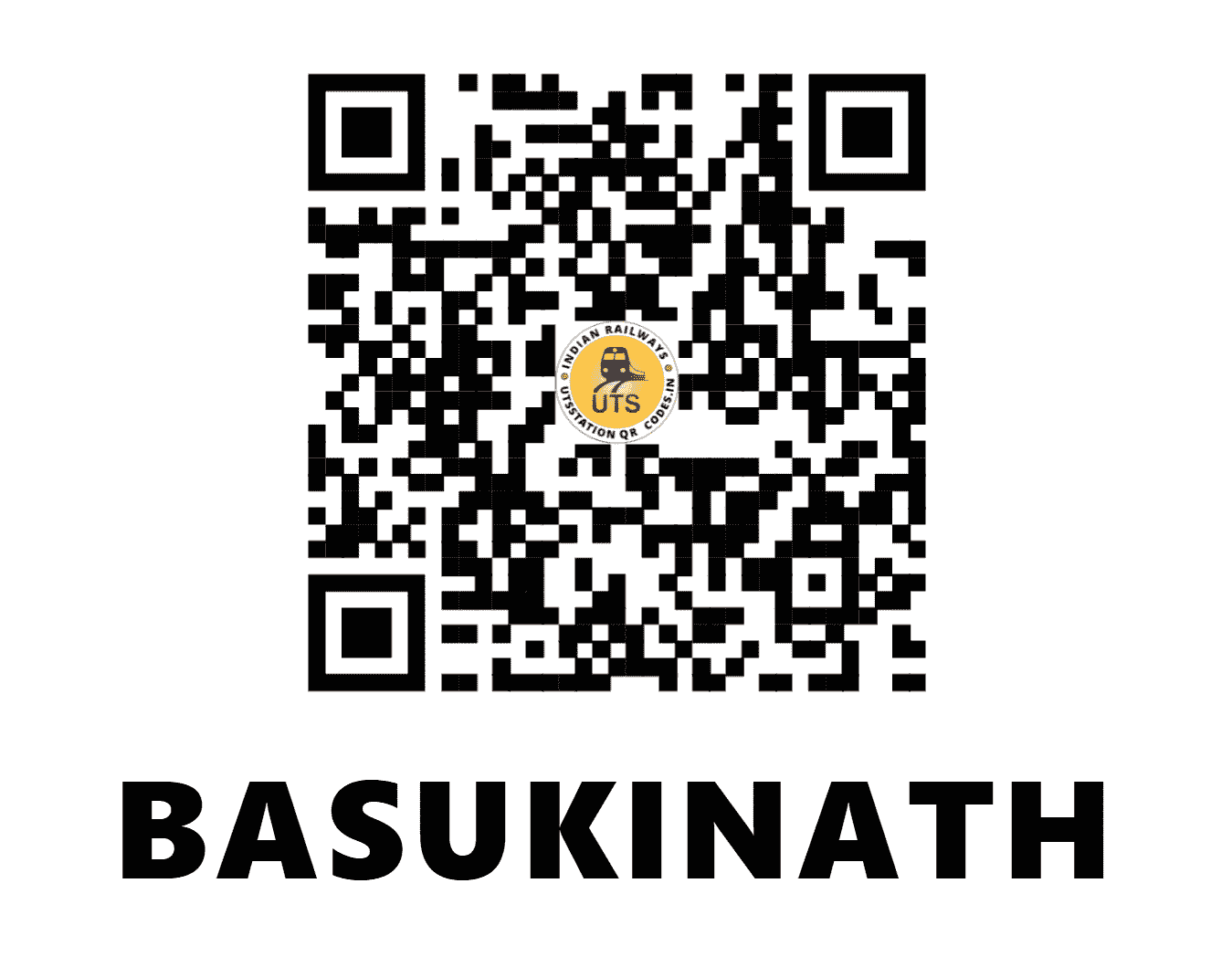 UTS QR Code for BASUKINATH - BSKH (ER - JHARKHAND)