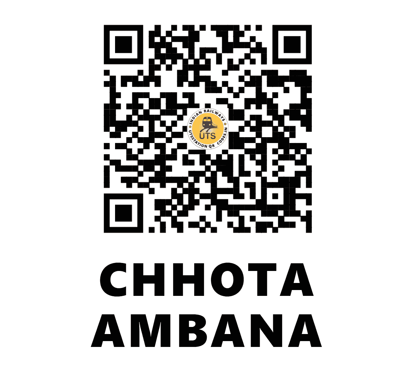UTS QR Code for CHHOTA AMBANA - CAM (ER - JHARKHAND)