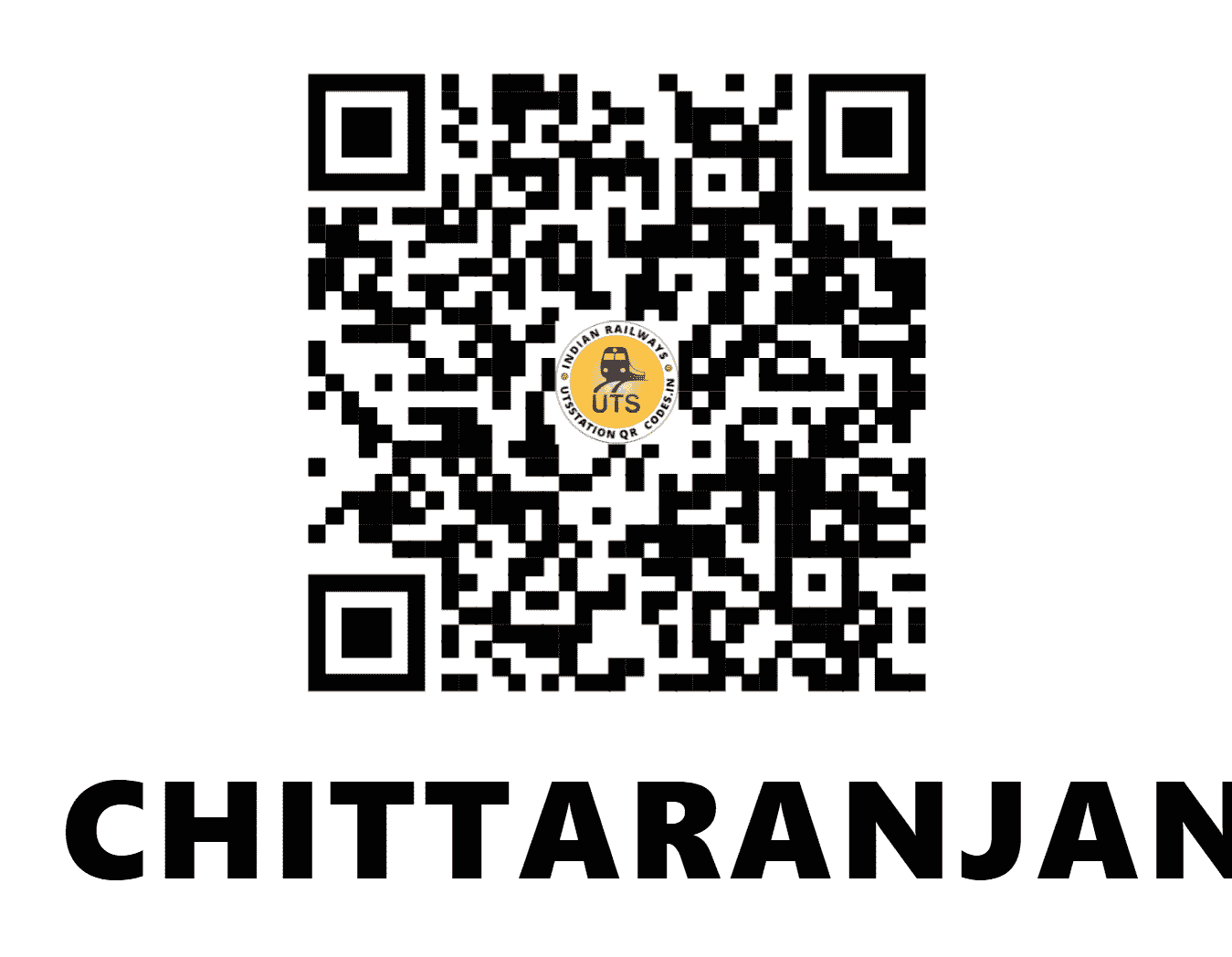 UTS QR Code for CHITTARANJAN - CRJ (ER - JHARKHAND)