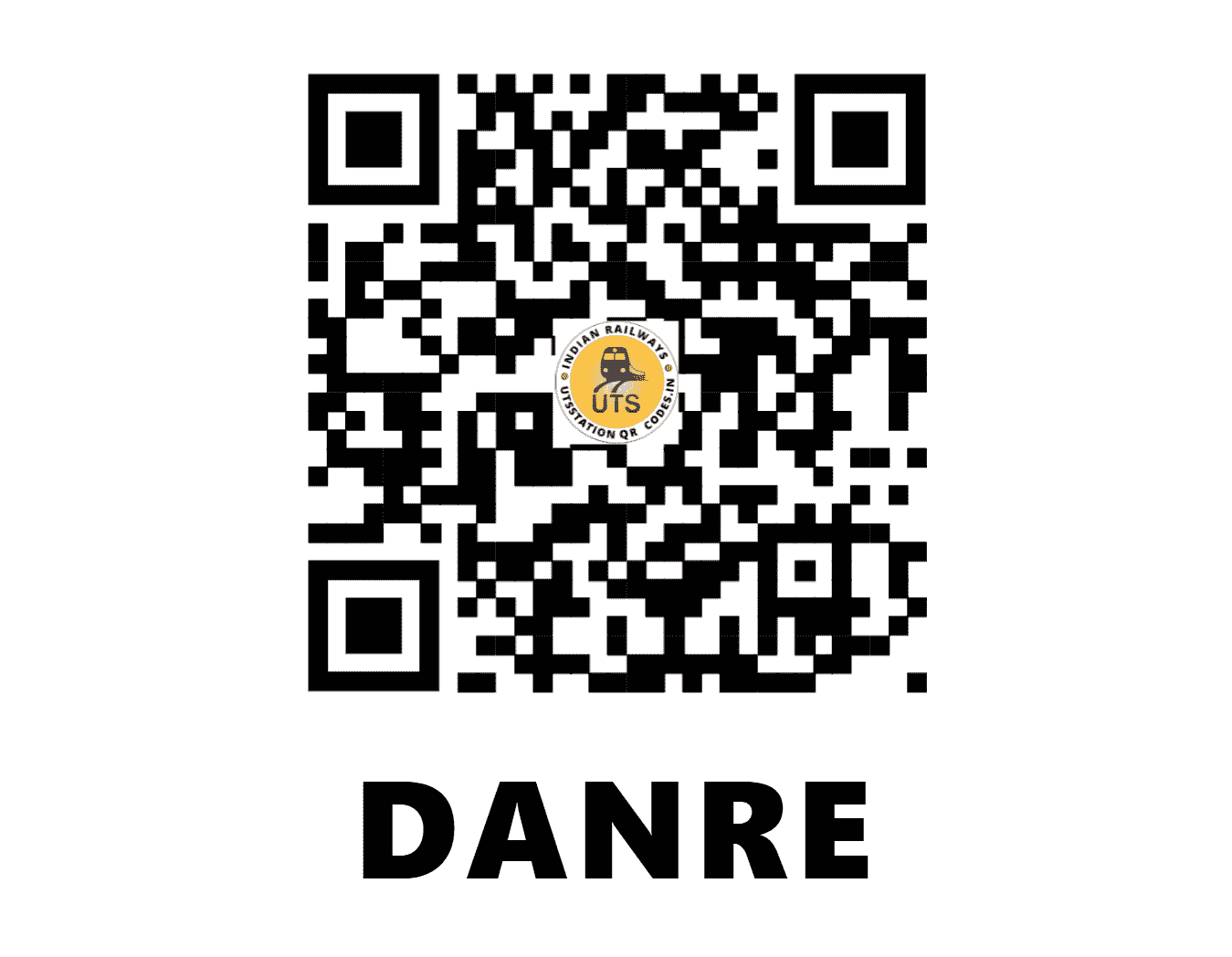 UTS QR Code for DANRE - DANE (ER - JHARKHAND)