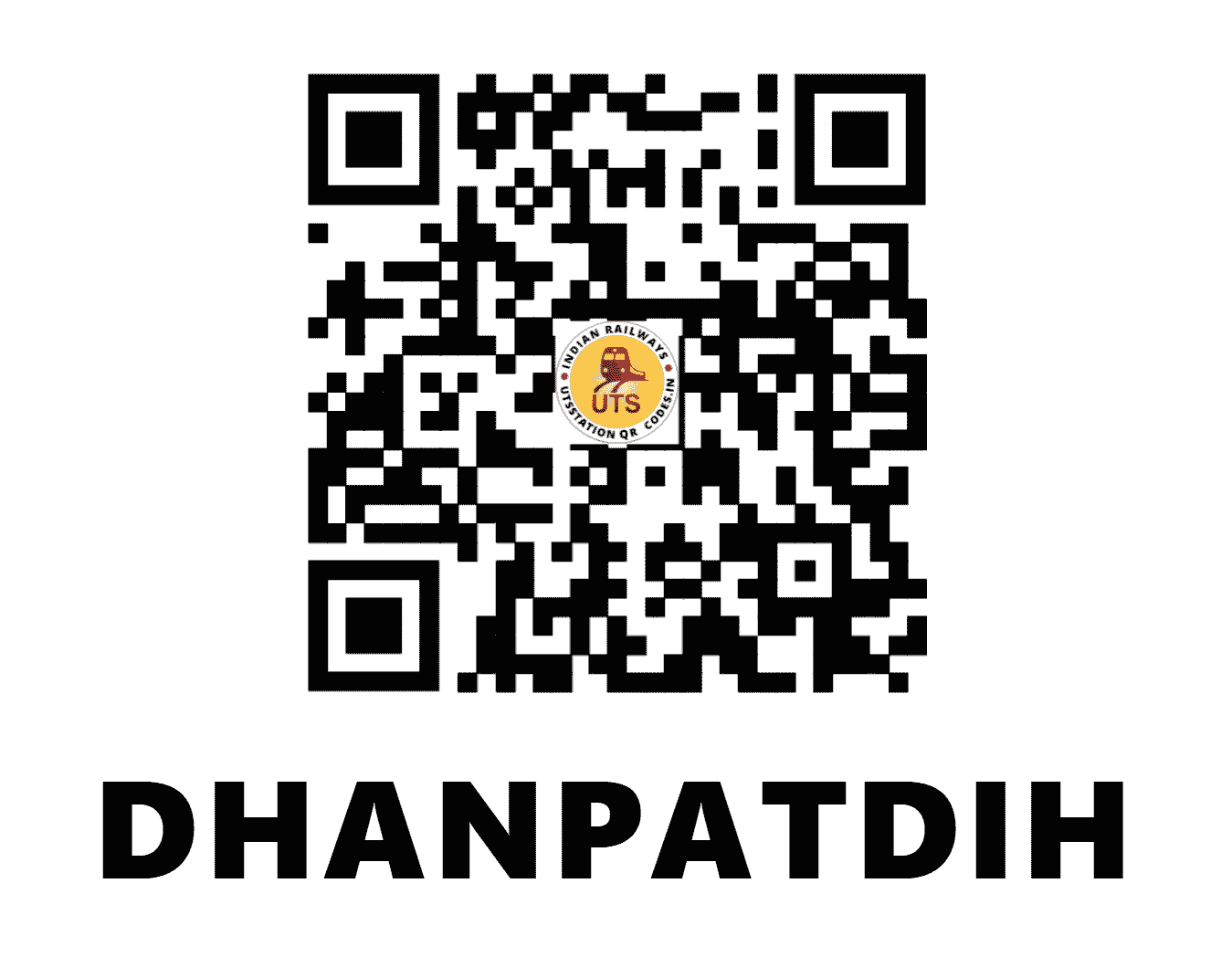 UTS QR Code for DHANPATDIH - DPDH (ER - JHARKHAND)