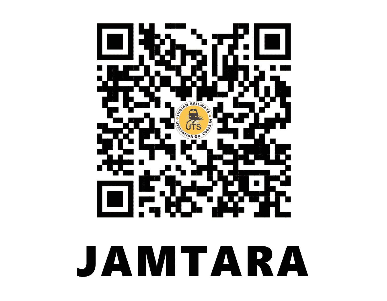 UTS QR Code for JAMTARA - JMT (ER - JHARKHAND)