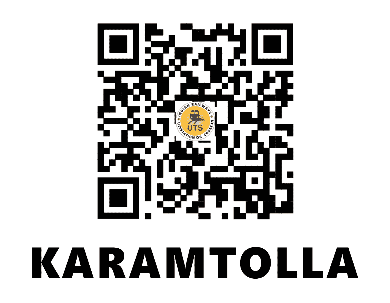 UTS QR Code for KARAMTOLLA - KRMA (ER - JHARKHAND)