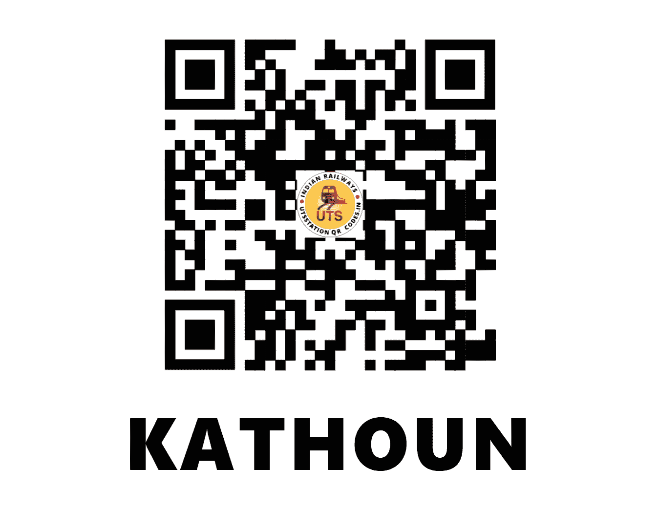 UTS QR Code for KATHOUN - KTHN (ER - JHARKHAND)