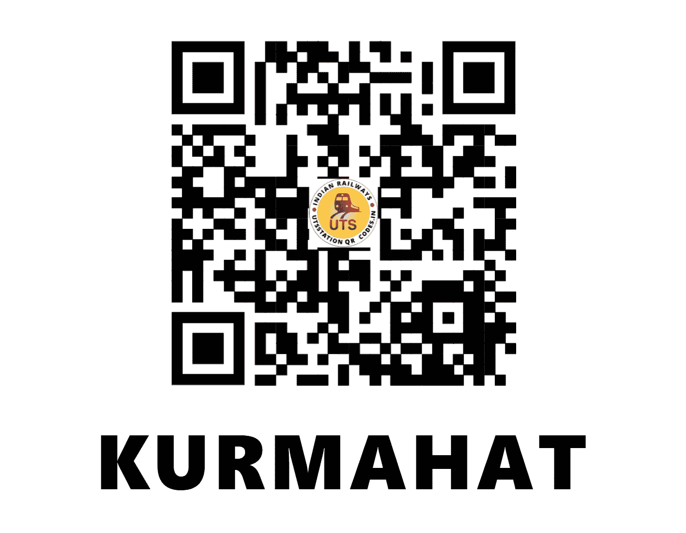 UTS QR Code for KURMAHAT - KUMT (ER - JHARKHAND)