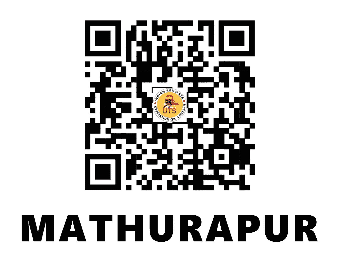 UTS QR Code for MATHURAPUR - MUW (ER - JHARKHAND)
