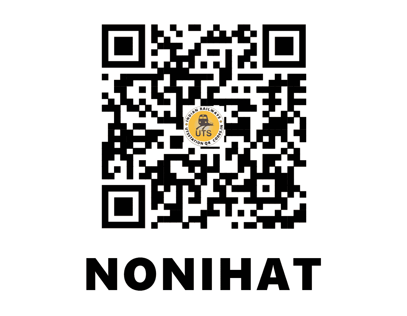 UTS QR Code for NONIHAT - NNHT (ER - JHARKHAND)