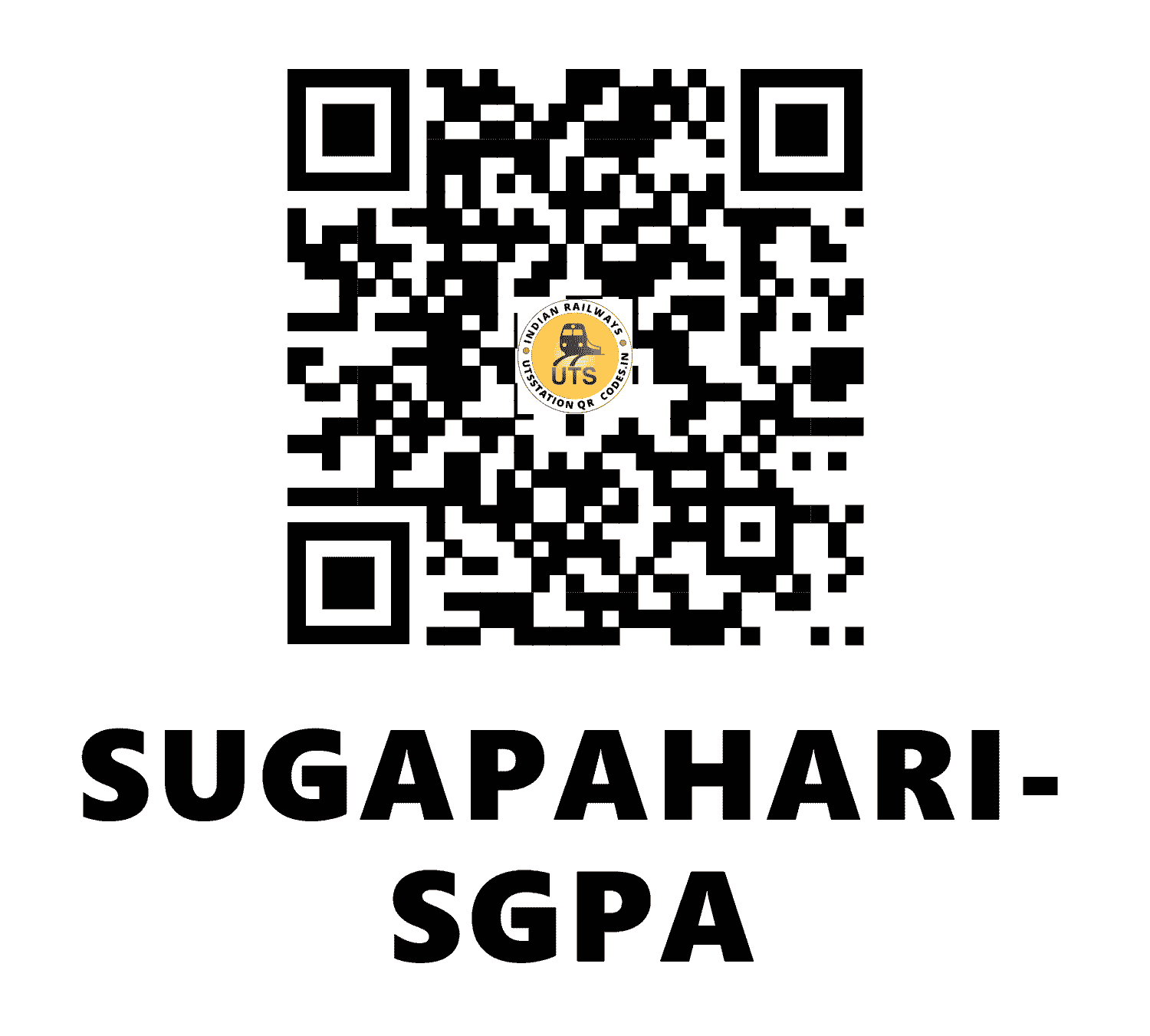 UTS QR Code for Sugapahari-SGPA - SGPA (ER - JHARKHAND)