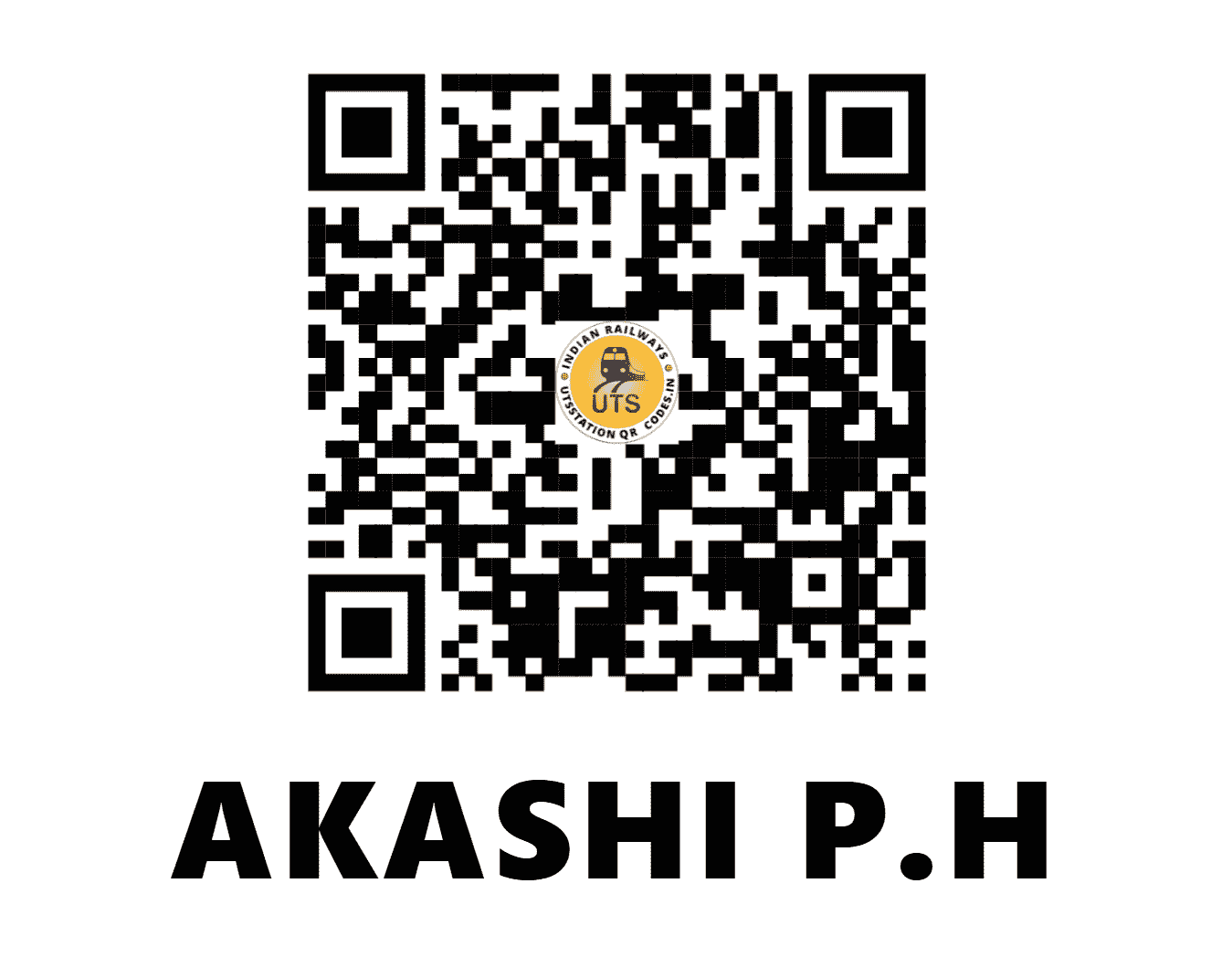 UTS QR Code for AKASHI P.H - AKZ (SE - JHARKHAND)