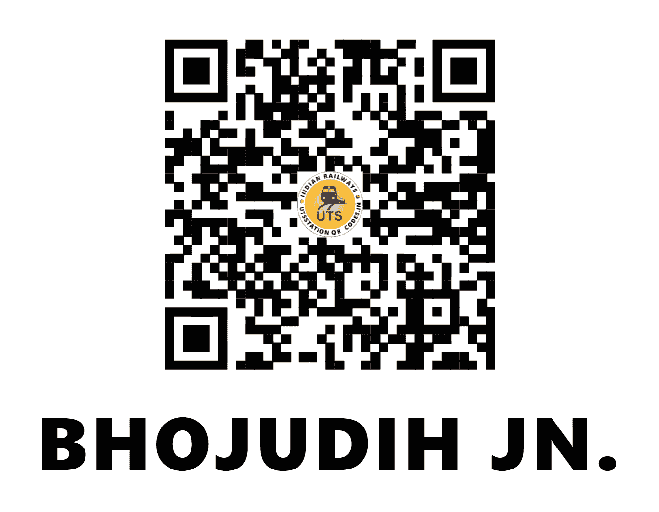 UTS QR Code for BHOJUDIH JN. - BJE (SE - JHARKHAND)