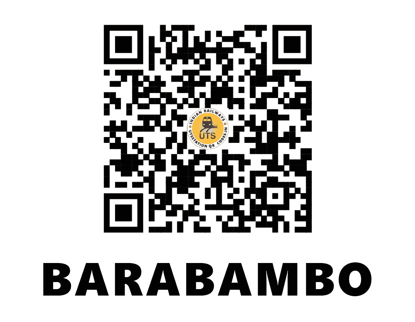 UTS QR Code for BARABAMBO - BRM (SE - JHARKHAND)