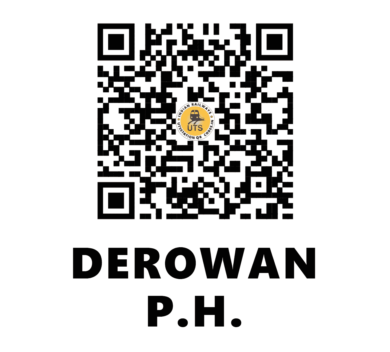 UTS QR Code for DEROWAN P.H. - DRWN (SE - JHARKHAND)