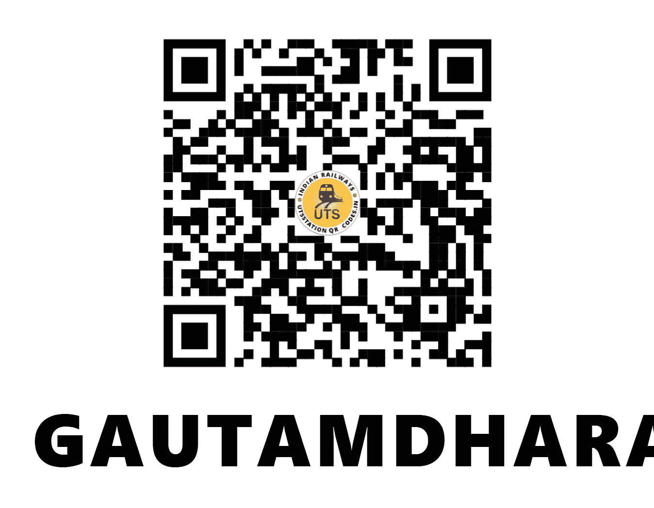 UTS QR Code for GAUTAMDHARA - GATD (SE - JHARKHAND)