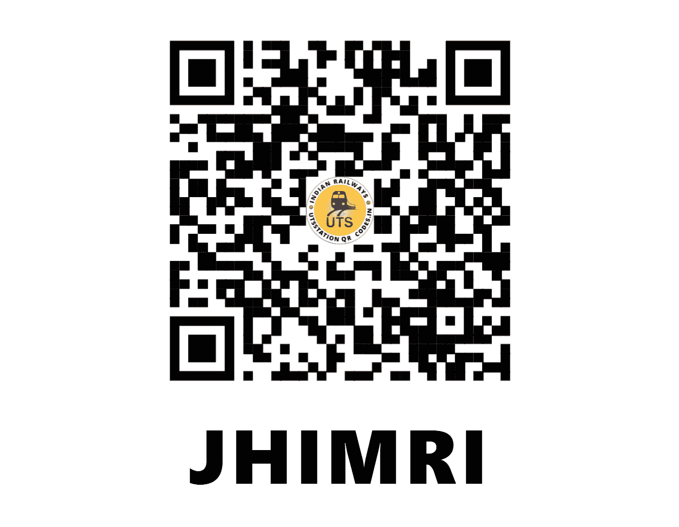 UTS QR Code for JHIMRI - JHMR (SE - JHARKHAND)