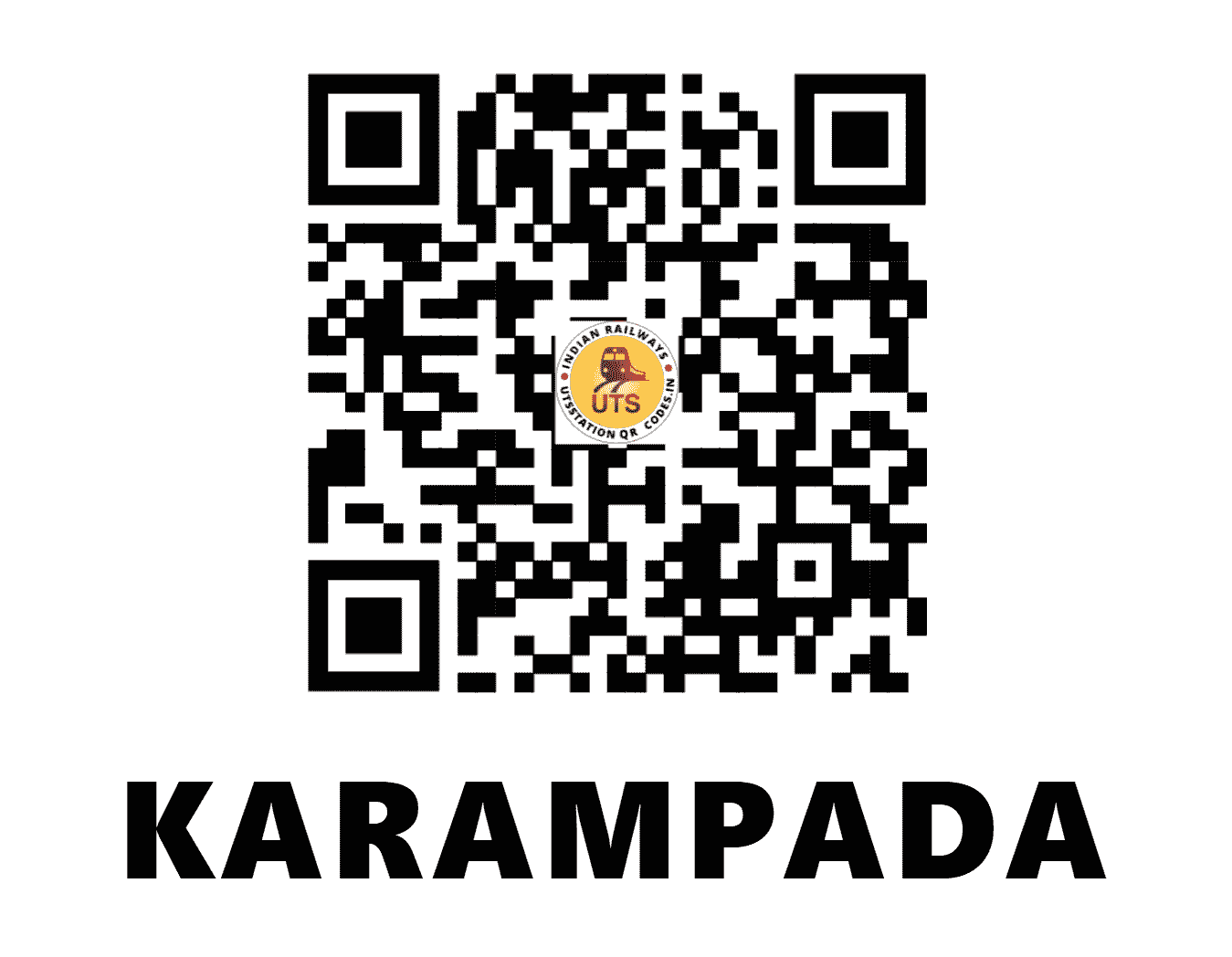 UTS QR Code for KARAMPADA - KMPD (SE - JHARKHAND)